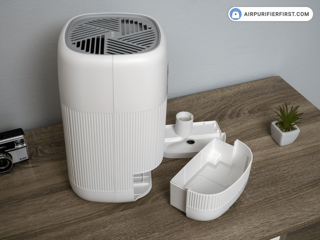 Afloia Q10 Air Purifier - Dehumidifier Tank Disassembled