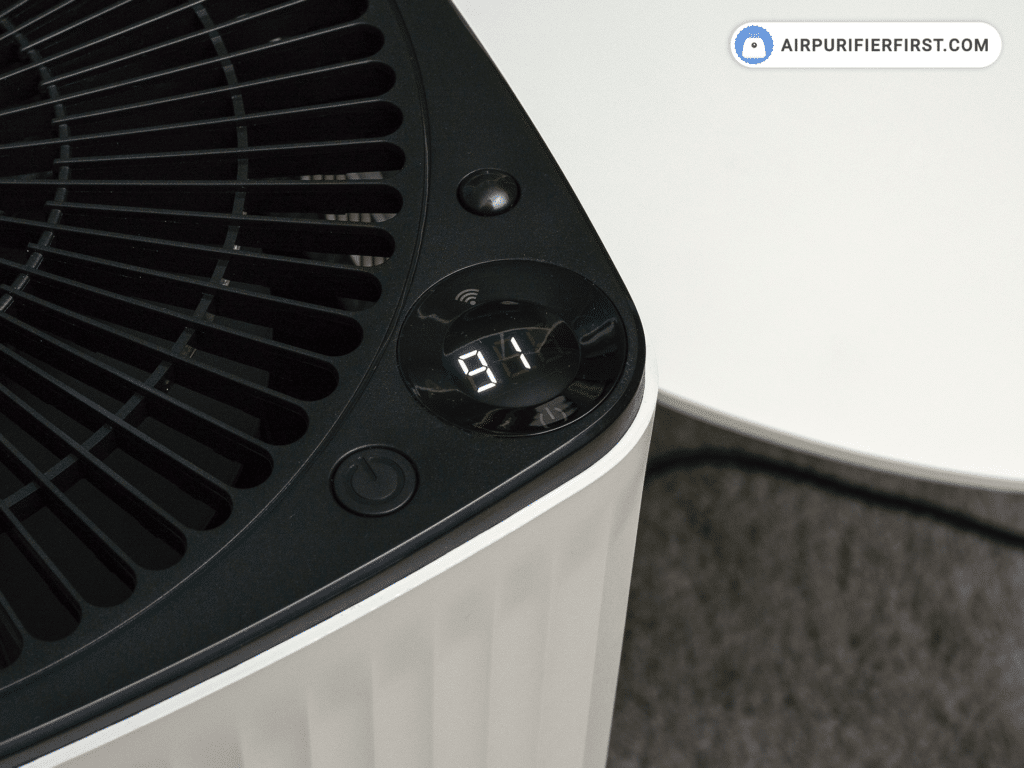 Airdog Pro Air Purifier - Operating Panel