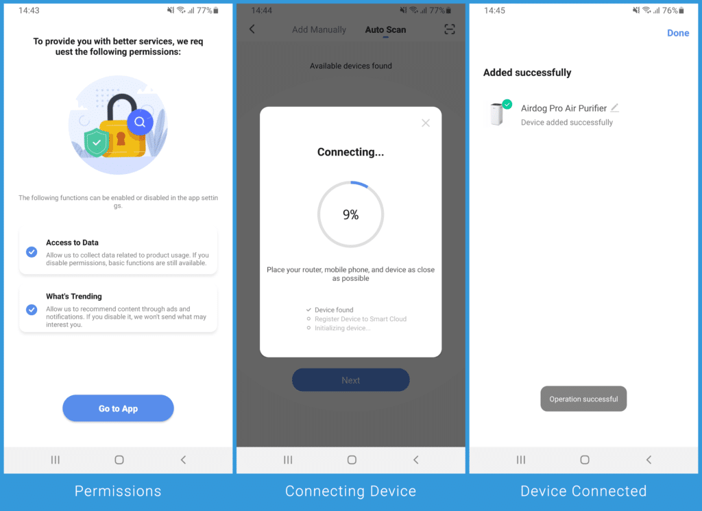 Airdog Pro App - Installation and Initial Settings