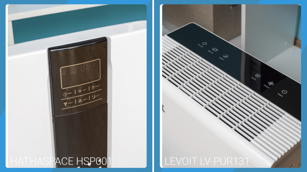 Hathaspace HSP001 Vs Levoit LV-PUR131 - Control Buttons
