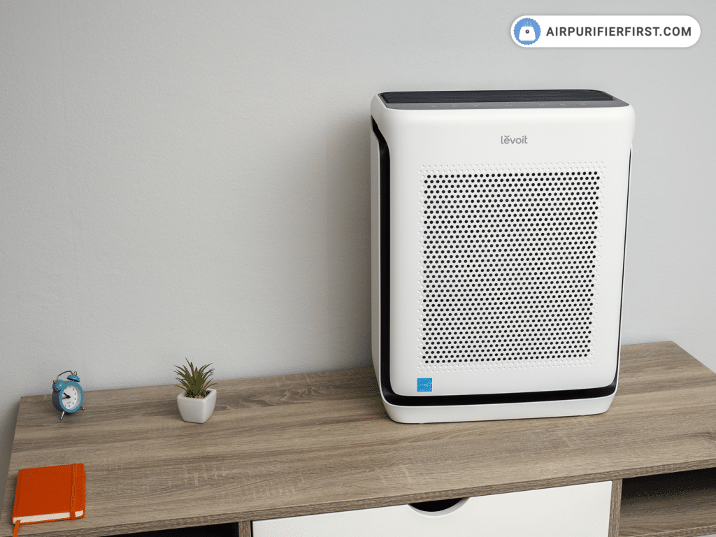 Levoit Vital 200S Air Purifier - On the office desk